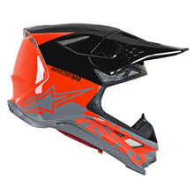 Load image into Gallery viewer, Alpinestars MX 2019 S-M8 Radium Motocross Helmet - Fluro Red/Black - View 3 | Everest Motorcycles