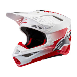 Alpinestars Supertech SM10 Unite Helmet - Red White Gloss - View 1 | Everest Motorcycles