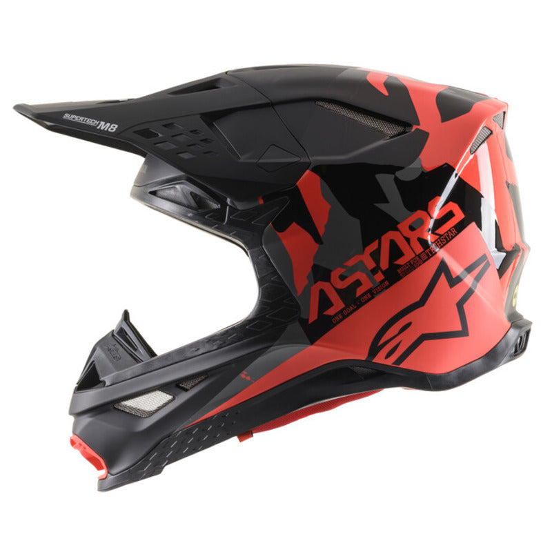 Alpinestars Supertech M8 Echo Motorcycle Helmet - Dark Grey - View 4 | Everest Motorcycles