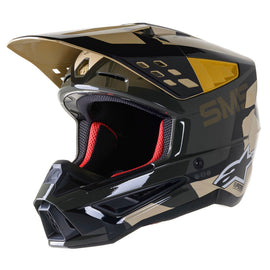 Alpinestars SM5 Rover ECE Helmet - Kak/Black/Camo Orange - View 1 | Everest Motorcycles