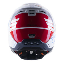 Load image into Gallery viewer, Alpinestars SM5 Action Helmet - Gloss White Cyan Dark Blue - View 4 | Everest Motorcycles