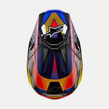 Load image into Gallery viewer, Alpinestars Sm10 22.06 - Era Visor - Gold Yellow Rio Red Gloss | Everest Motorcycles