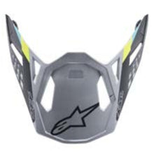 Load image into Gallery viewer, Alpinestars Supertech S-M8 Contact Helmet Visor - Silver/Black | Everest Motorcycles