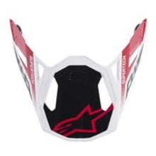 Load image into Gallery viewer, Alpinestars Supertech S-M8 Triple Helmet Visor - Red/White | Everest Motorcycles