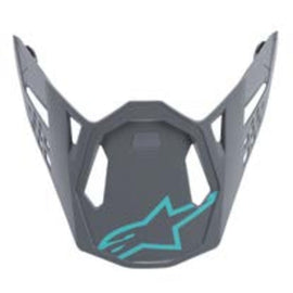 Alpinestars Supertech S-M8 Radium Helmet Visor - Teal/Grey | Everest Motorcycles
