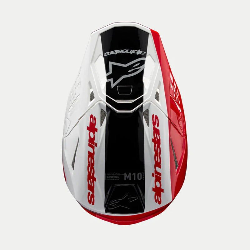 Alpinestars Sm10 22.06 - Unite Visor - Red White Gloss | Everest Motorcycles