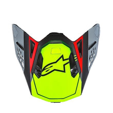 Load image into Gallery viewer, Alpinestars Supertech S-M10 Anaheim Helmet Visor - Fluro Red/Black | Everest Motorcycles