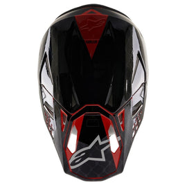 Alpienstars Sm10 Le San Diego Visor - Black Silver Red | Everest Motorcycles