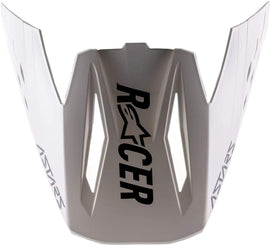 Alpinestars Visor Supertech M5 Rayon Motorcycle Helmet Visor/Peak - Matte Black/White | Everest Motorcycles