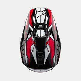 Alpinestars Sm5 22.06 -Action 2 Visor - Black White Bright Red Gloss | Everest Motorcycles