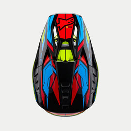 Alpinestars Sm5 22.06 - Action 2 Visor - Black Fluroyellow Bright Red Gloss | Everest Motorcycles