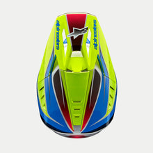 Load image into Gallery viewer, Alpinestars Sm5 22.06 - Sail Visor - Fluro Yellow Enamel Blue Silver Gloss | Everest Motorcycles