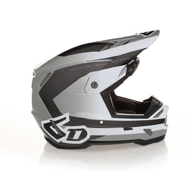 6D ATR-3 Pure Series MX Full Face Helmet - Gloss White