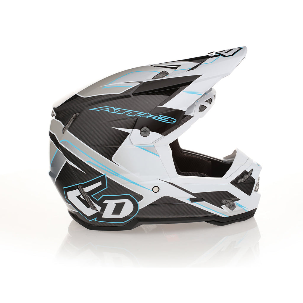 6D ATR-3 Reflex Series MX Full Face Helmet - Gloss White