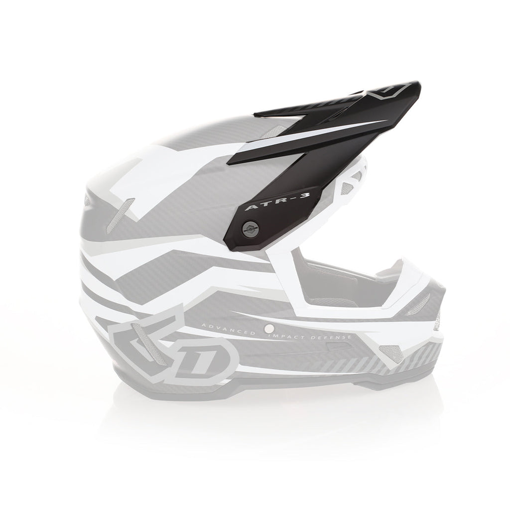 6D ATR-3 Rival Series Helmet Peak - Matt White