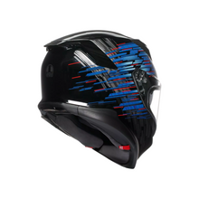 Load image into Gallery viewer, AGV K7 Genisys Full Face Helmet - Black/Blue/Grey