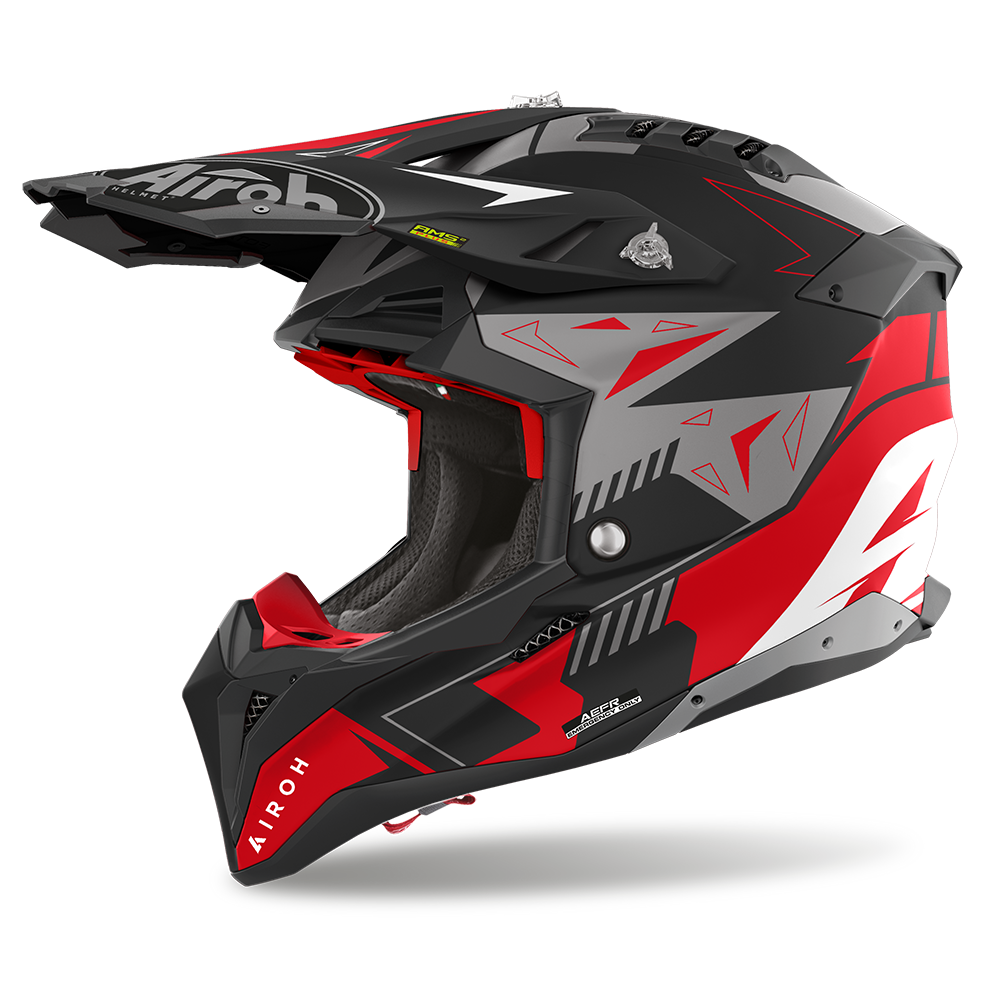 Airoh Aviator 3 ‘Spin’ Helmet - Red Matt