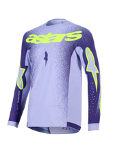 Load image into Gallery viewer, Alpinestars 2026 Supertech Scenz Jersey Purple/Yellow Fluro - View 1 | Everest Motorcycles