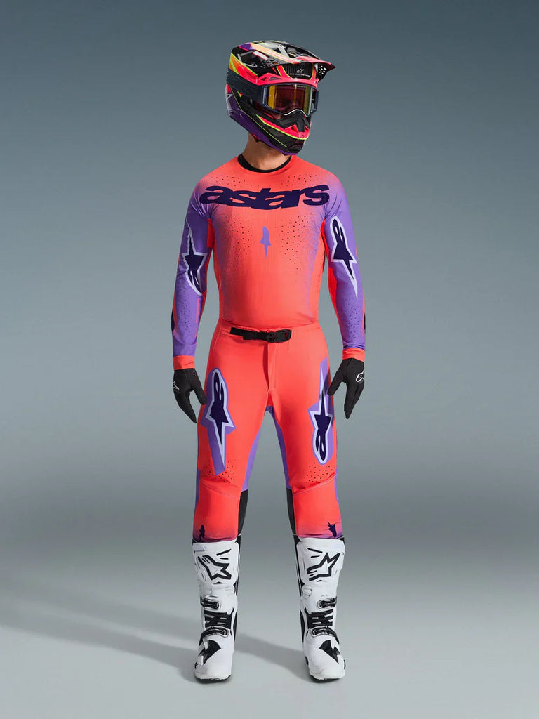 Alpinestars 2026 Supertech Scenz Pants - Hot-Coral/Purple - View 5 | Everest Motorcycles