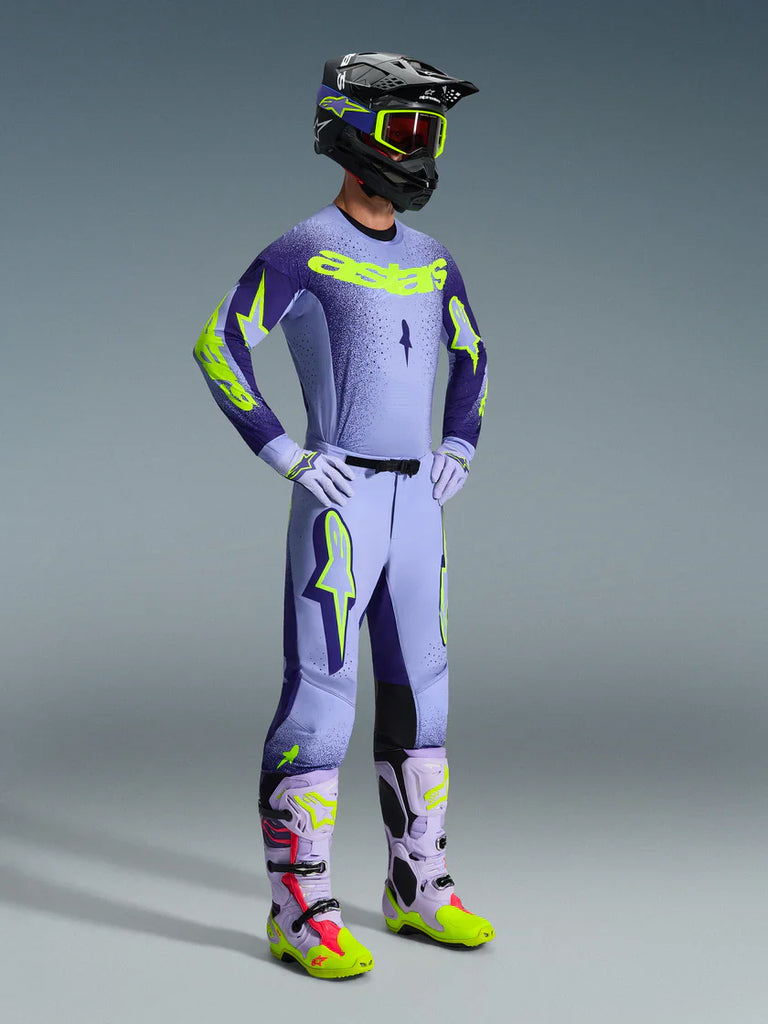 Alpinestars 2026 Supertech Scenz Pants - Purple/Fluro-Yellow - View 6 | Everest Motorcycles