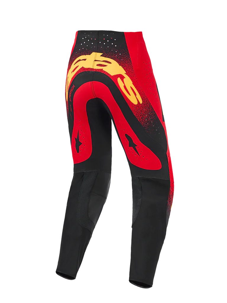 Alpinestars 2026 Supertech Scenz Pants - Red/Black/Yellow - View 2 | Everest Motorcycles