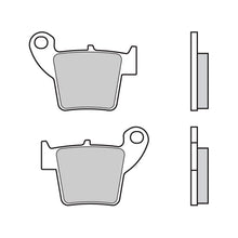 Load image into Gallery viewer, Brembo B-07HO48SX Off Road (SX) Sintered Rear Brake Pad (07HO48.SX)