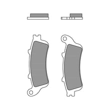 Load image into Gallery viewer, Brembo B-07HO52SP Road (SP) Sintered Rear Brake Pad (07HO52.SP)