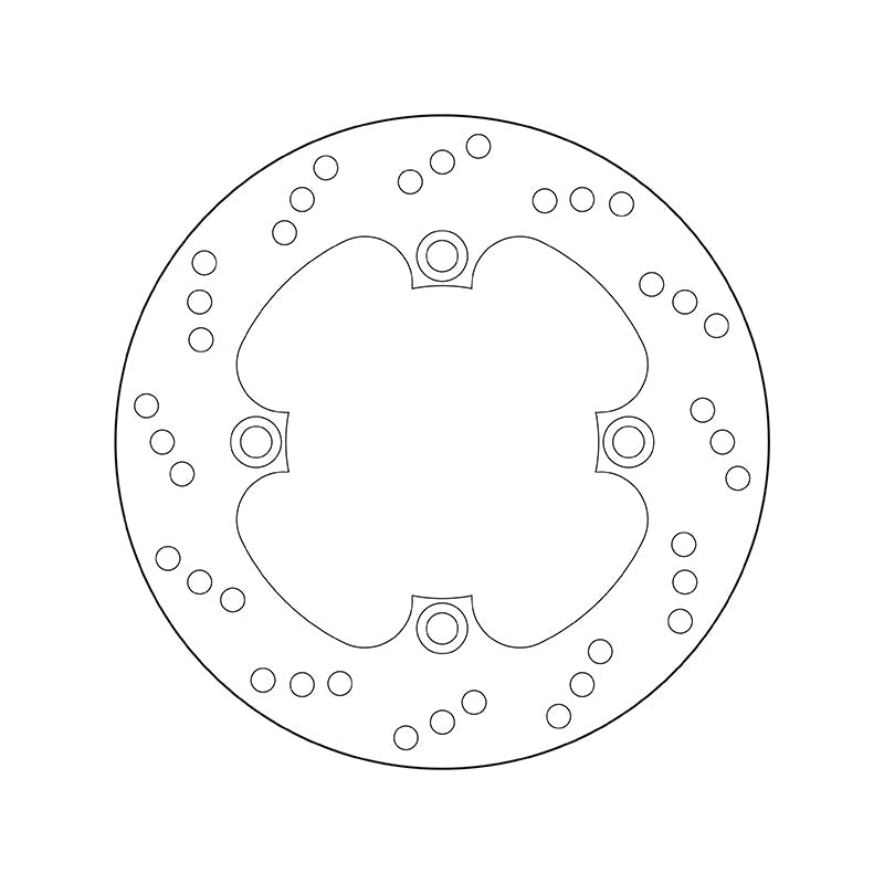 Brembo Serie Oro Fixed Rear Brake Disc for most Honda/Triumph Models