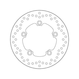 Brembo Serie Oro Fixed Rear Brake Disc for Yamaha YZF R6/YZF R1/SP