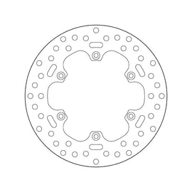 Brembo Serie Oro Fixed Rear Brake Disc for CCM DS 644/R30/most Gas Gas/Husaberg/Husqvarna/KTM Models