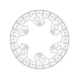 Brembo Serie Oro Fixed Front Brake Disc for Yamaha YZ400F 99>
