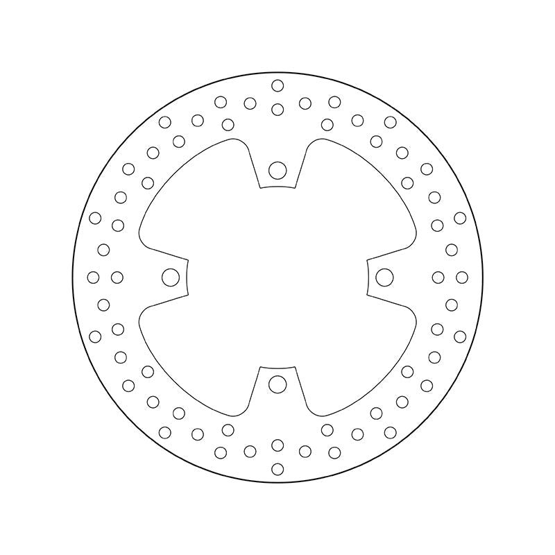 Brembo Serie Oro Fixed Rear Brake Disc for Kawasaki Z 750 R/ABS/Z 1000/SX/ABS/GTR 1400/ZZR 1400/ABS