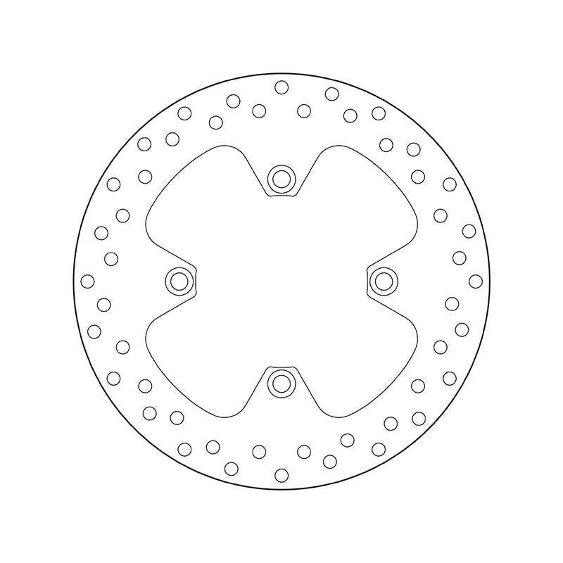 Brembo Serie Oro Fixed Rear Brake Disc for most Triumph Models (exc. Speed Triple R ABS/Sprint ST ABS)