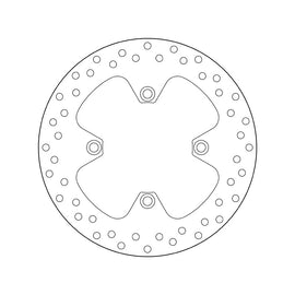 Brembo Serie Oro Fixed Rear Brake Disc for most Triumph Models (exc. Speed Triple R ABS/Sprint ST ABS)