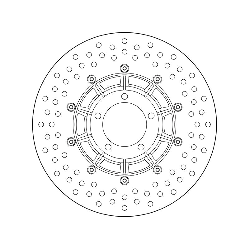 Brembo Serie Oro Fixed Rear Brake Disc for BMW R 65 LS/R 100/CS