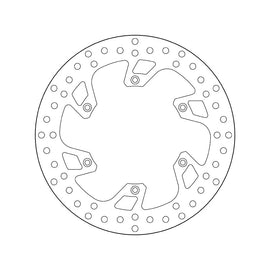 Brembo Serie Oro Fixed Rear Brake Disc for Beta/Husaberg/Husqvarna/KTM Models