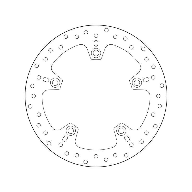 Brembo Serie Oro Fixed Rear Brake Disc for BMW C 400 X/F 650/F 700/F 750/F 800/F 850/S 1000 XR/HP2/K 1200/R 1200/R NINE T Models