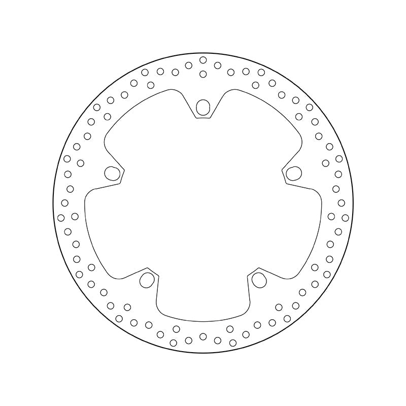Brembo Serie Oro Fixed Rear Brake Disc for BMW F 800/R 850/K 1200/R 1100/R 1150/R 1200 Models
