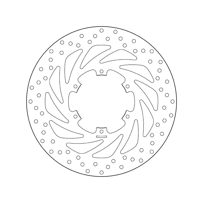 Brembo Serie Oro Fixed Rear Brake Disc for Aprilia Pegaso 125/Pegaso 650/I.E./Trail
