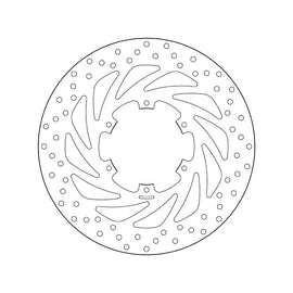 Brembo Serie Oro Fixed Rear Brake Disc for Aprilia Pegaso 125/Pegaso 650/I.E./Trail