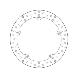 Brembo Serie Oro Fixed Rear Brake Disc for Honda Integra 700/NC S/NC 750 X/NC 750 S