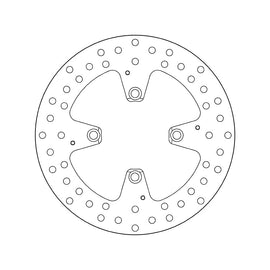 Brembo Serie Oro Fixed Rear Brake Disc for Ducati Panigale/Streetfighter V4/Monster 1200/Multistrada 1200/Multistrada 1260 Enduro