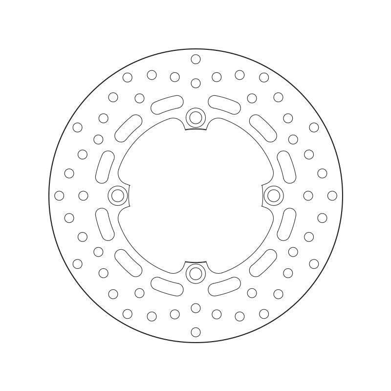 Brembo Serie Oro Fixed Rear Brake Disc for Honda CRF1000 Africa Twin ABS 16>