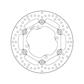 Brembo Serie Oro Floating Front Brake Disc for Kawasaki 250 KX/F/KXE F/450 KLX R/KX F/KXE F