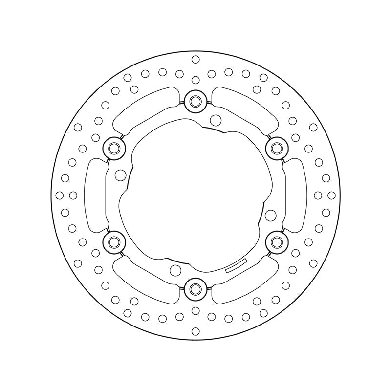 Brembo Serie Oro Floating Front Brake Disc for Suzuki RMZ 250/RMX 450/RMZ