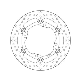 Brembo Serie Oro Floating Front Brake Disc for Suzuki RMZ 250/RMX 450/RMZ