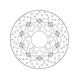Brembo Serie Oro Floating Front Brake Disc for Kawasaki ZX-6RR/ZX-6R 636 Ninja