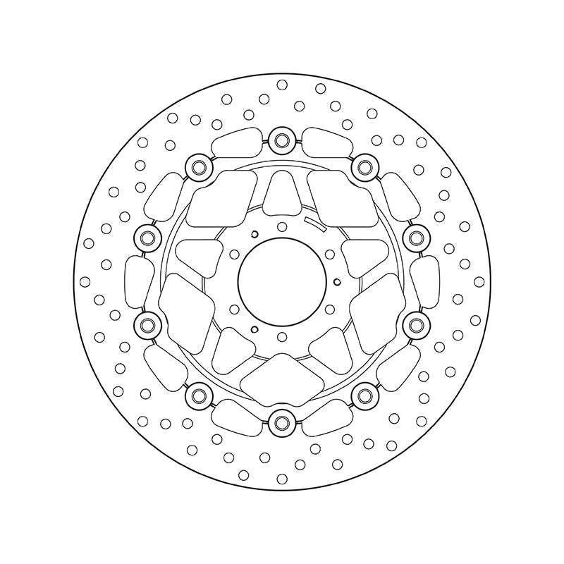 Brembo Serie Oro Floating Front Brake Disc for most Honda Models
