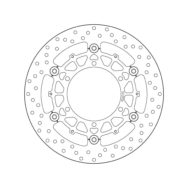 Brembo Serie Oro Floating Front Brake Disc for BMW R 850 R/RT/K 1000/RS 16 V/K 1100 LT/RS/R/R Roadster/RT/ABS