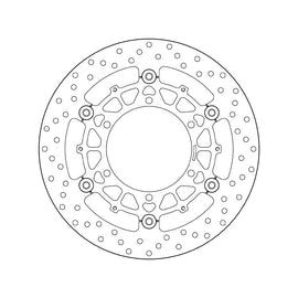 Brembo Serie Oro Floating Front Brake Disc for BMW R 850 R/RT/K 1000/RS 16 V/K 1100 LT/RS/R/R Roadster/RT/ABS